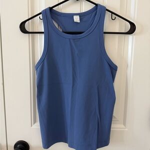 Lululemon Align Tank High Neck Waist Length (oasis blue)